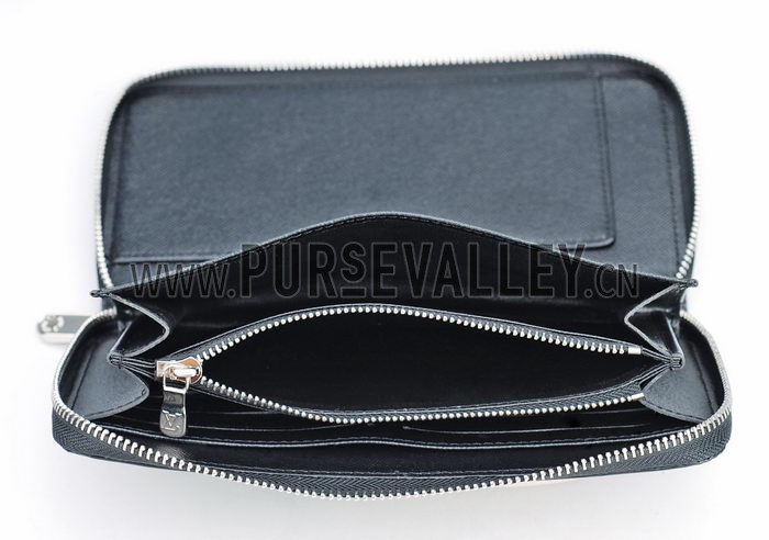 Louis Vuitton Zippy Wallet Black Epi Leather