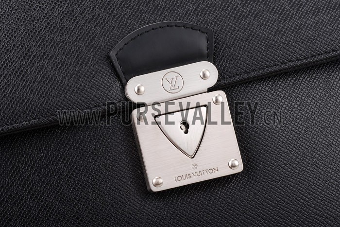Louis Vuitton Robusto 2 Compartments Taiga Leather Black