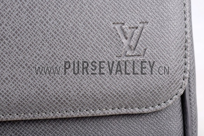 Louis Vuitton Roman MM Taiga Leather Glacier