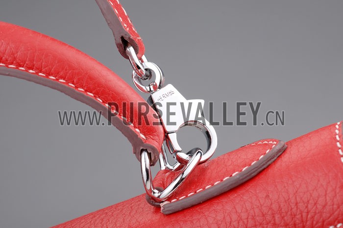 Hermes Kelly Small Red Bag