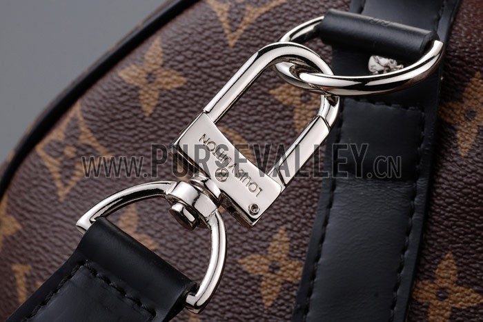 Louis Vuitton Keepall 55 Monogram Macassar Canvas
