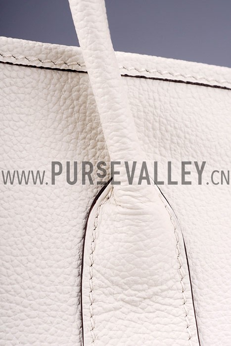 Hermes Garden Party Tote White