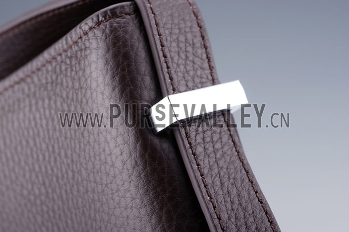 Hermes Constance Brown with Silver Buckle