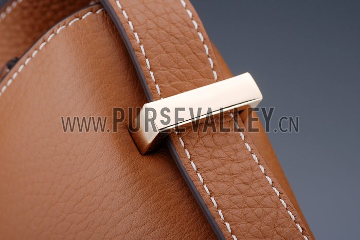 Hermes Constance Tan with Golden Buckle