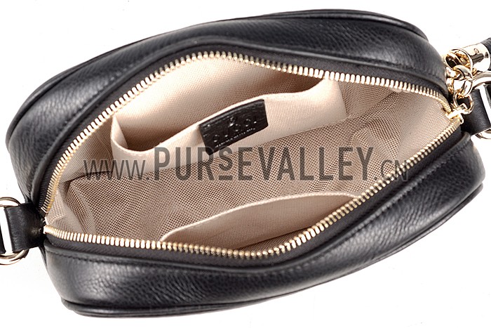 Gucci Soho Disco Shoulder Strap Bag Black