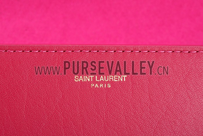 Saint Laurent Clutch Neon Pink