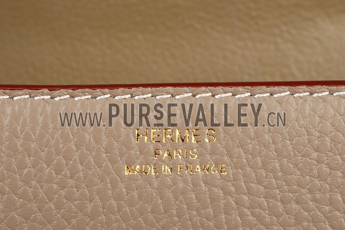 Hermes Constance Khaki with Golden Buckle