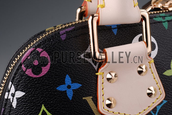 Louis Vuitton Black Murakami Alma PM