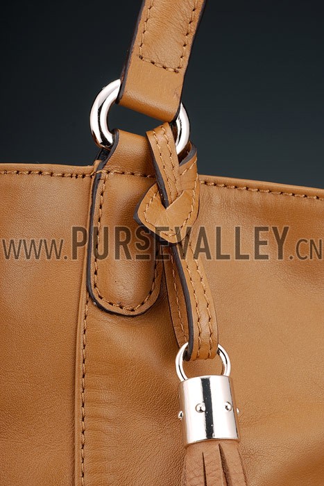 Gucci Soho Large Shoulder Bag Tan