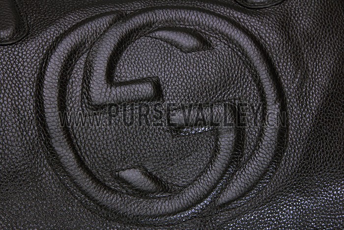 Gucci Soho Black Leather Working Tote