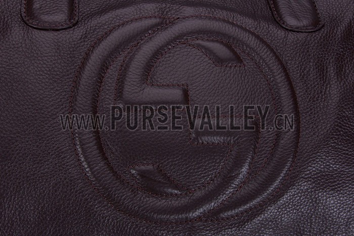 Gucci Soho Dark Brown Leather Working Tote