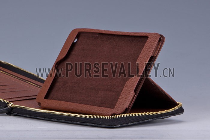 Louis Vuitton Damier Graphite Mini iPad Clutch with Hand Strap