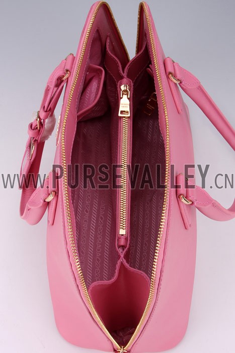 Prada Saffiano Medium Promenade Tote Pink