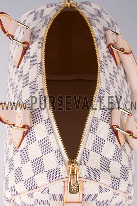 Louis Vuitton Damier Azur Speedy 25 with Shoulder Strap