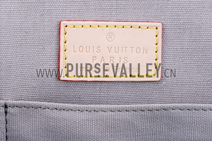 Louis Vuitton Vernis Alma PM Grey-Blue
