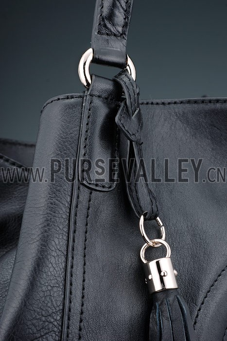 Gucci Soho Medium Shoulder Bag Dark Black