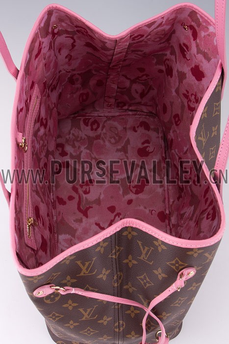 Louis Vuitton Monogram Neverfull GM Rose Velours