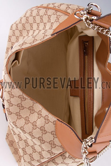 Gucci Emily Cognac Leather Hobo