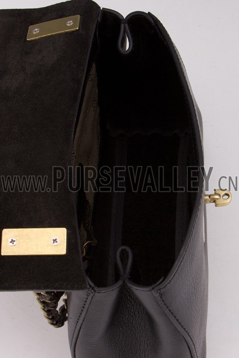 Mulberry Lily Black Leather Shoulder Bag