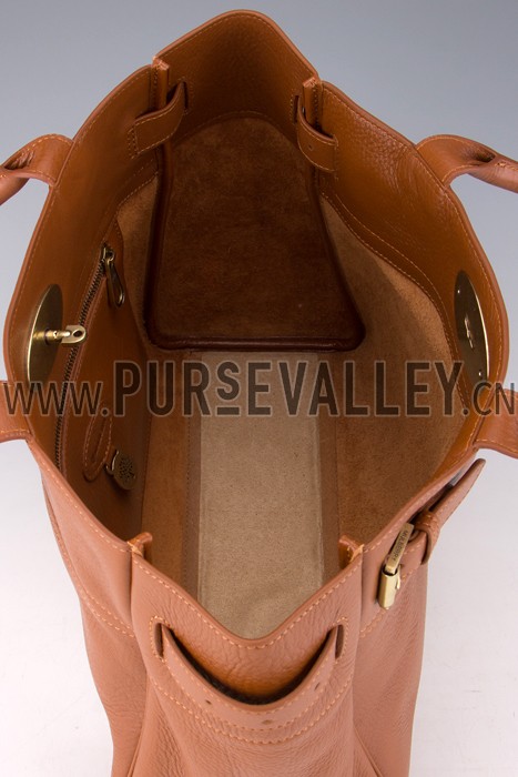 Mulberry Bayswater Cognac Leather Tote