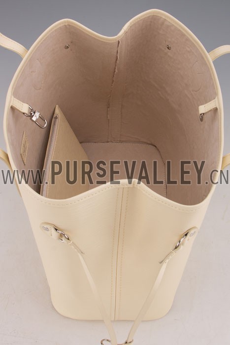 Louis Vuitton Neverfull MM Epi Leather Beige