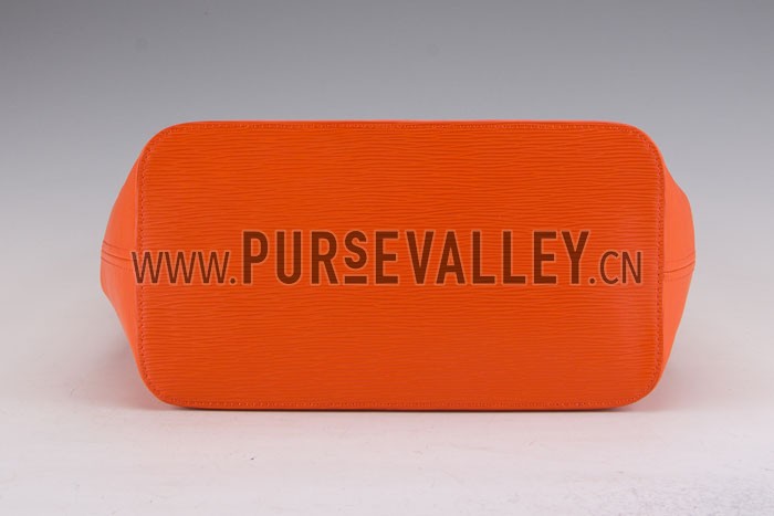 Louis Vuitton Neverfull MM Epi Leather Orange