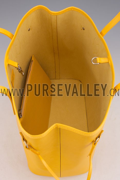 Louis Vuitton Neverfull MM Epi Leather Yellow