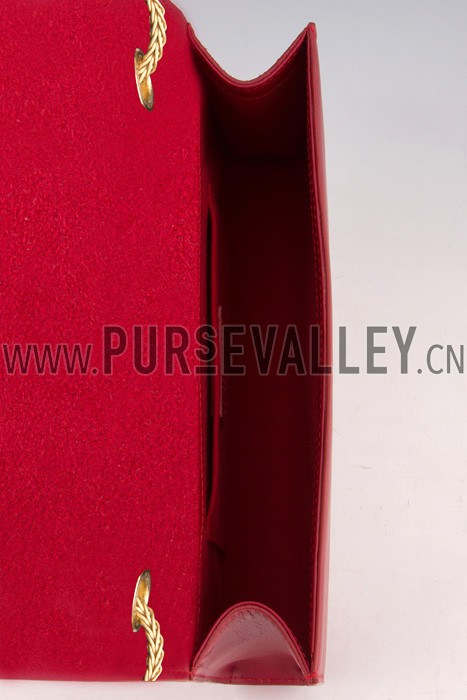 Saint Laurent Cassandre Tassel Red Shoulder Bag