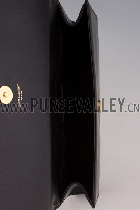 Saint Laurent Cassandre Tassel Black Clutch