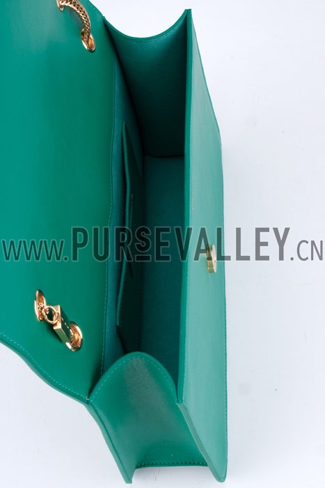YSL Betty Medium Chain Shoulder Bag Green