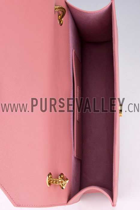 YSL Betty Medium Chain Shoulder Light Pink