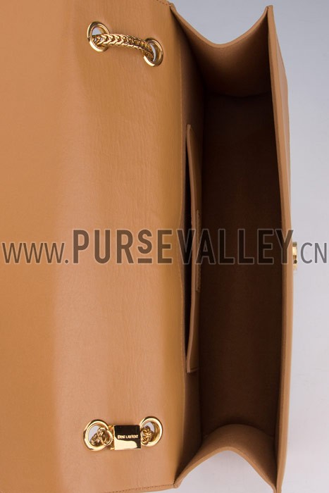 YSL Betty Medium Chain Shoulder Sand