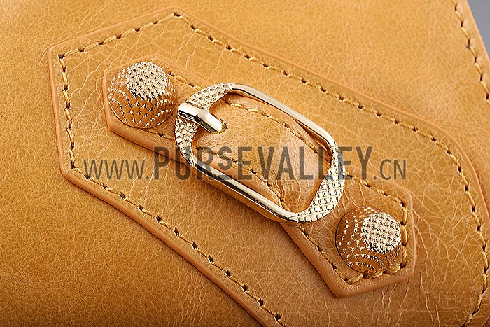 Balenciaga Clutch Marigold With Gold Hardware 607841