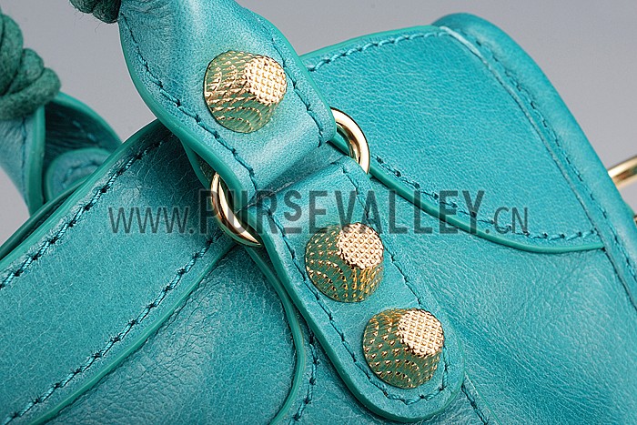 Balenciaga Mini City Bag Bleu Tropical 607844