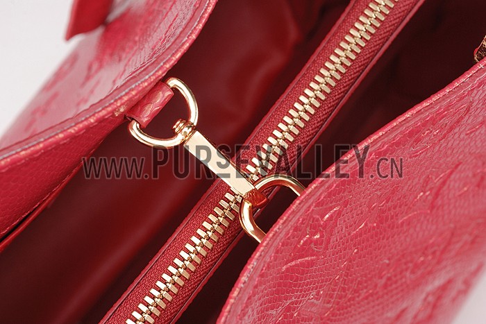 Louis Vuitton Montaigne Empreinte BB Red 607870
