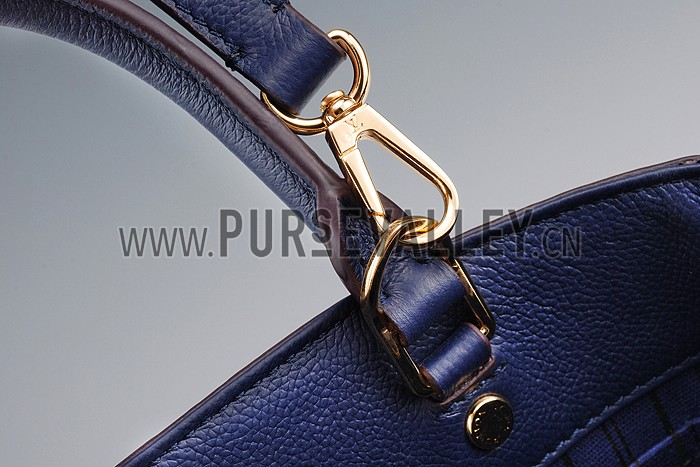 Louis Vuitton Montaigne Empreinte BB Dark Blue 607867
