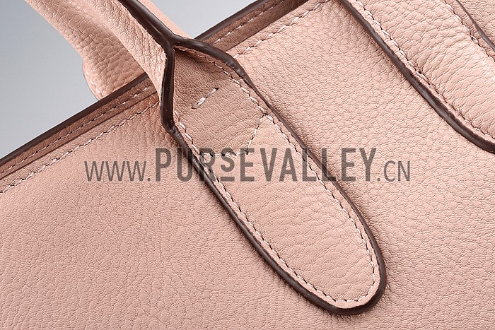 Gucci Jackie Soft Leather Top Handle Bag Light Rose 607948