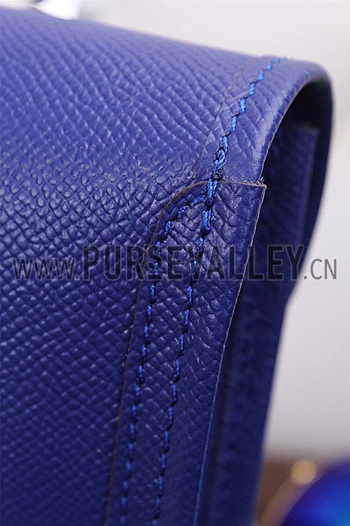 Hermes Jige Elan 29 Blue Electric Clutch 608009