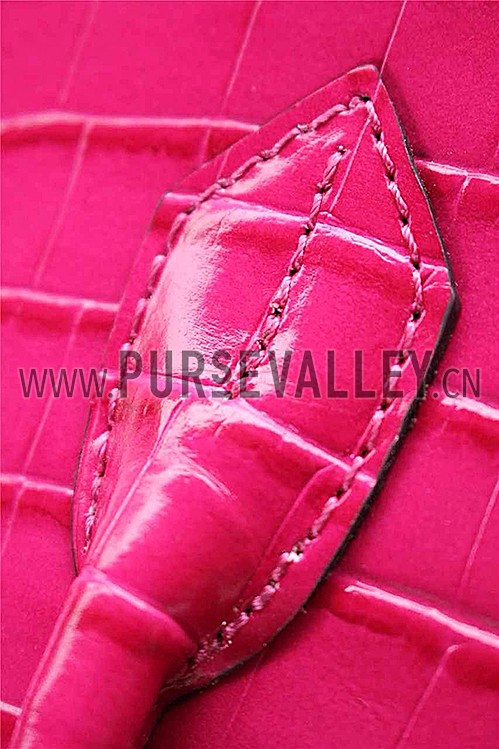 Hermes Birkin 35 Crocodile Rose Tyrien 608060