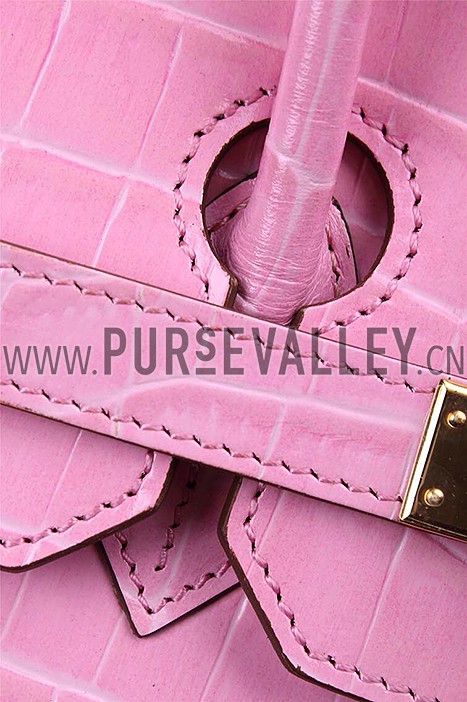 Hermes Birkin 35 Crocodile Pink 608061