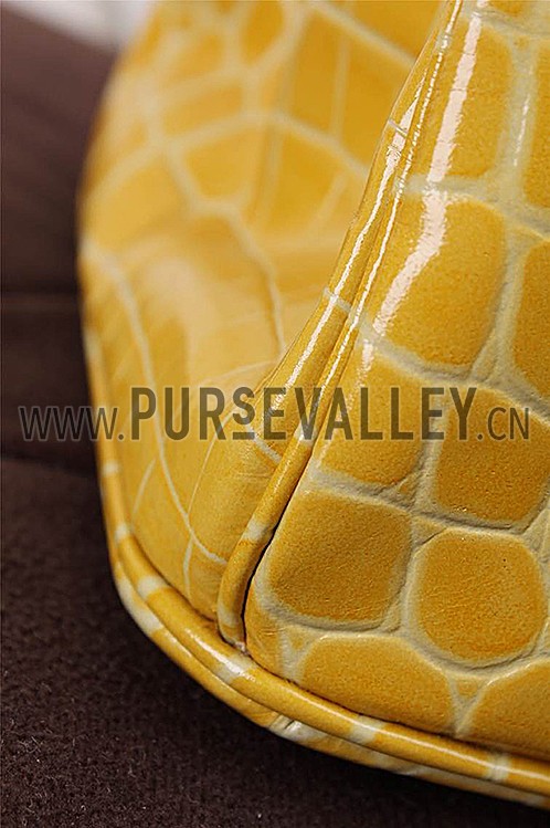 Hermes Birkin 35 Crocodile Yellow 608065