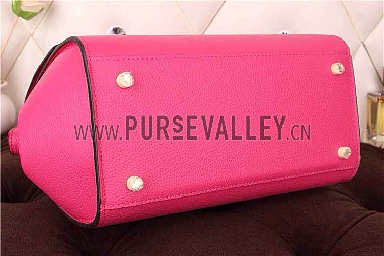 Hermes Stirrup Shoulder Bag Pink 608100