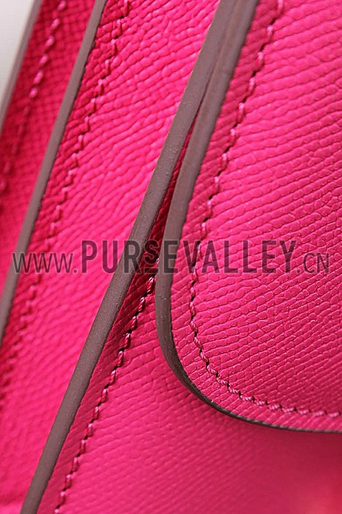Hermes Constance Rose Tyrien With Gold Hardware 608115