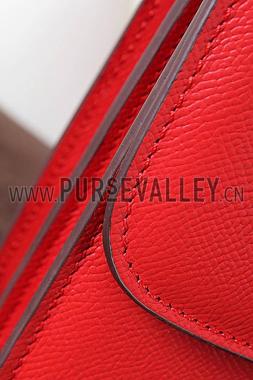 Hermes Constance Elan Red Vermillion 608127