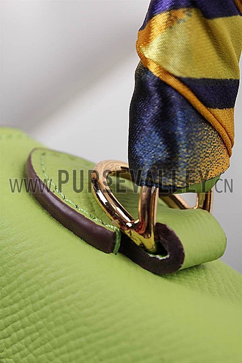 Hermes Kelly Apple Green 608134