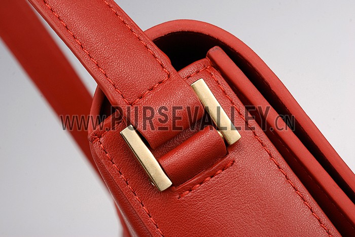Saint Laurent Universite Flap Bag Red 608211