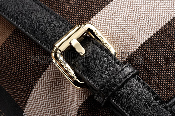 Burberry Canvas Check Backpack Honey Black 608280