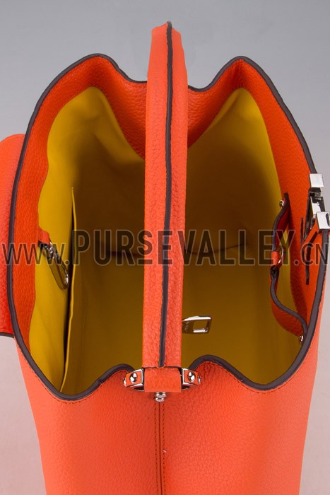 Louis Vuitton Capucines Orange