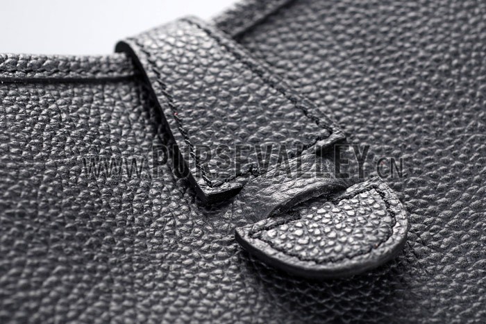 Hermes Black Evelyne Shoulder Bag