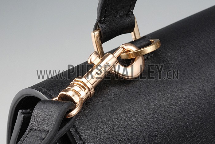 Celine Trapeze Black Bag 607301